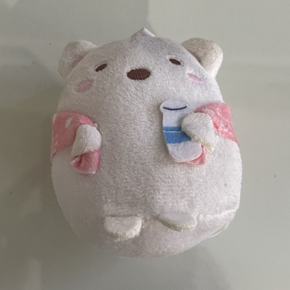San-X Sumikko Gurashi Shirokuma Stuffed Plush Charm 3”